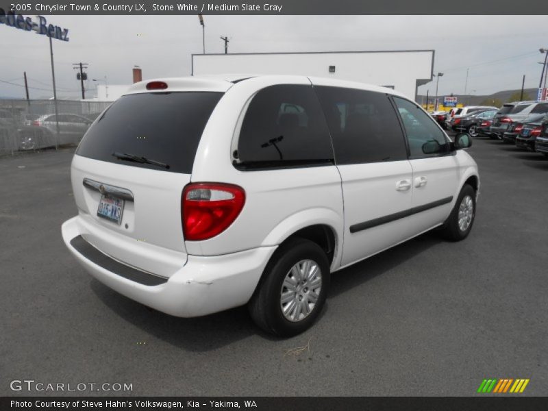 Stone White / Medium Slate Gray 2005 Chrysler Town & Country LX