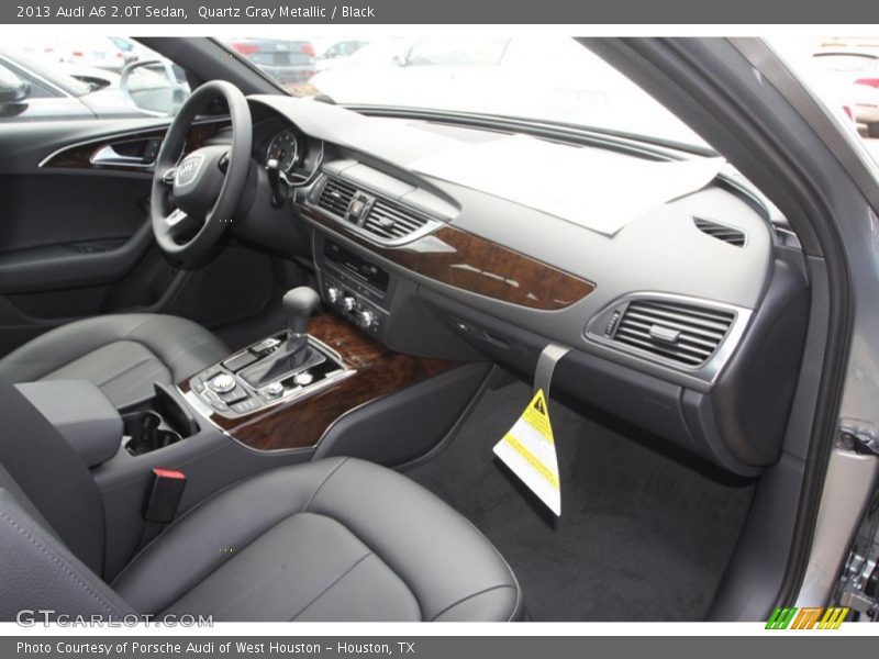 Quartz Gray Metallic / Black 2013 Audi A6 2.0T Sedan