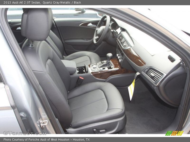 Quartz Gray Metallic / Black 2013 Audi A6 2.0T Sedan