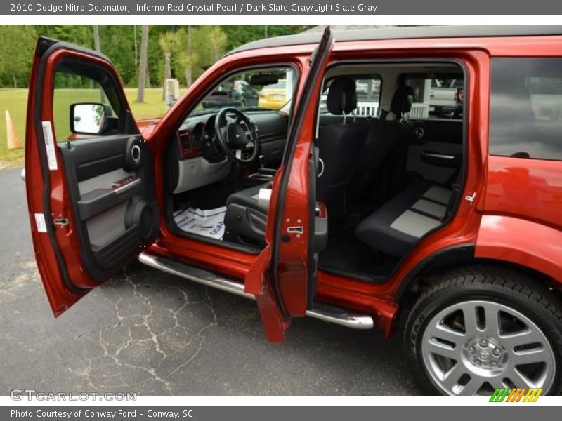 Inferno Red Crystal Pearl / Dark Slate Gray/Light Slate Gray 2010 Dodge Nitro Detonator