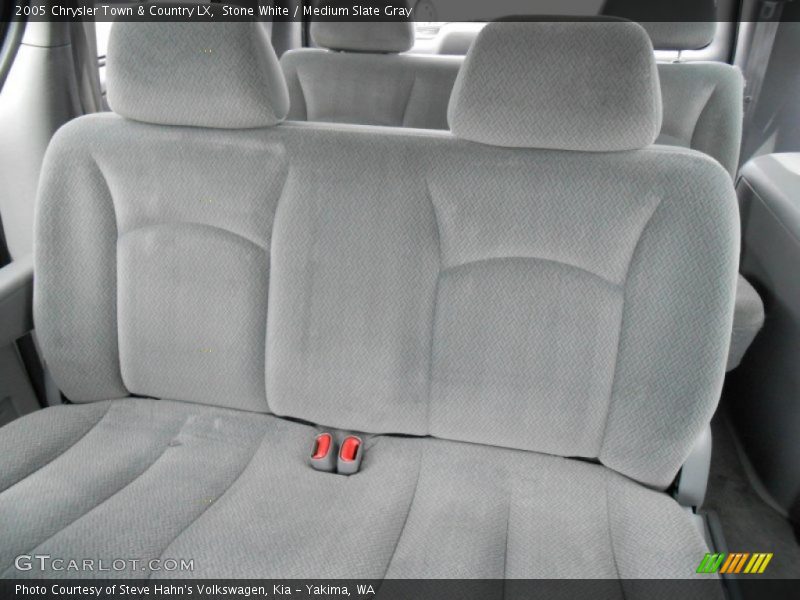 Stone White / Medium Slate Gray 2005 Chrysler Town & Country LX