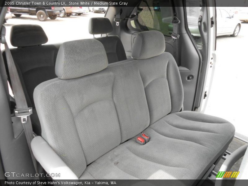 Stone White / Medium Slate Gray 2005 Chrysler Town & Country LX