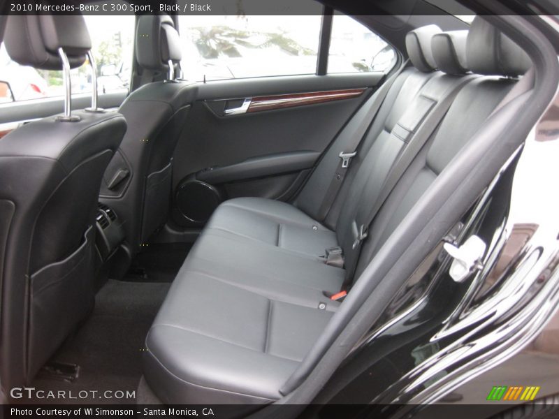 Black / Black 2010 Mercedes-Benz C 300 Sport