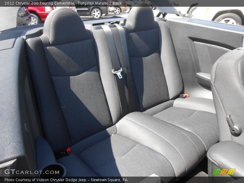 Tungsten Metallic / Black 2012 Chrysler 200 Touring Convertible