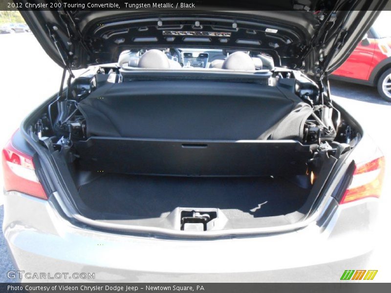 Tungsten Metallic / Black 2012 Chrysler 200 Touring Convertible