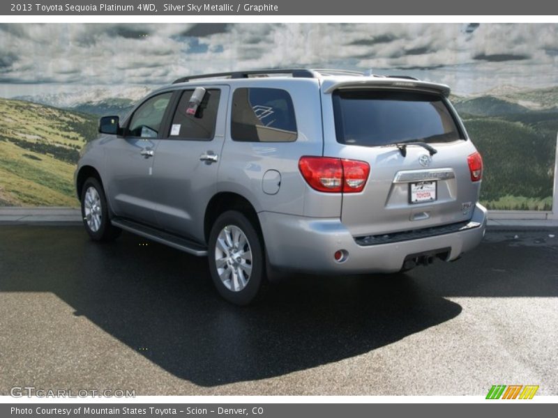 Silver Sky Metallic / Graphite 2013 Toyota Sequoia Platinum 4WD