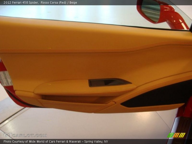 Rosso Corsa (Red) / Beige 2012 Ferrari 458 Spider