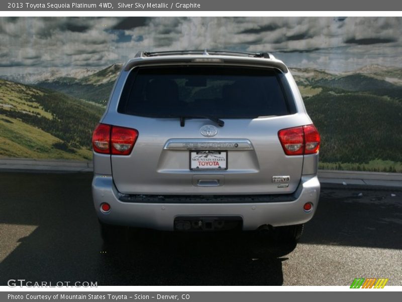 Silver Sky Metallic / Graphite 2013 Toyota Sequoia Platinum 4WD