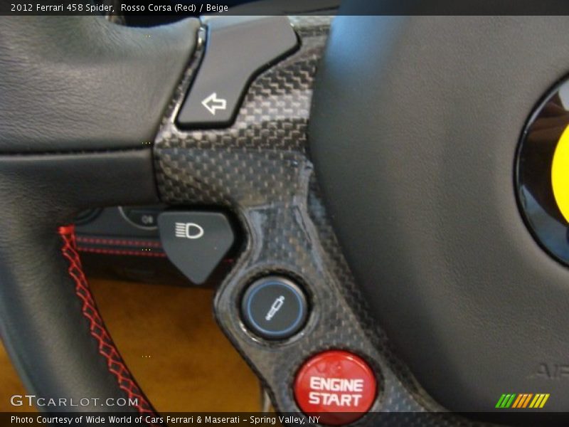 Rosso Corsa (Red) / Beige 2012 Ferrari 458 Spider