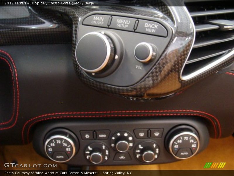 Rosso Corsa (Red) / Beige 2012 Ferrari 458 Spider