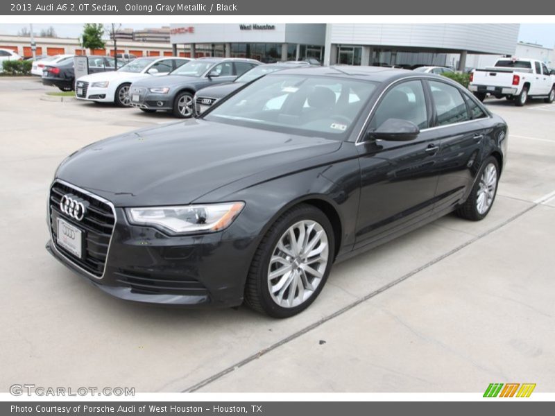Oolong Gray Metallic / Black 2013 Audi A6 2.0T Sedan