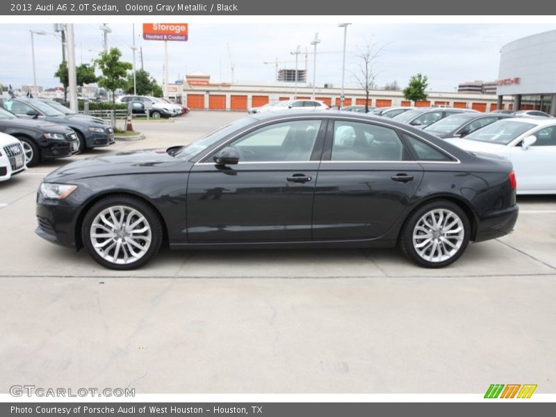 Oolong Gray Metallic / Black 2013 Audi A6 2.0T Sedan