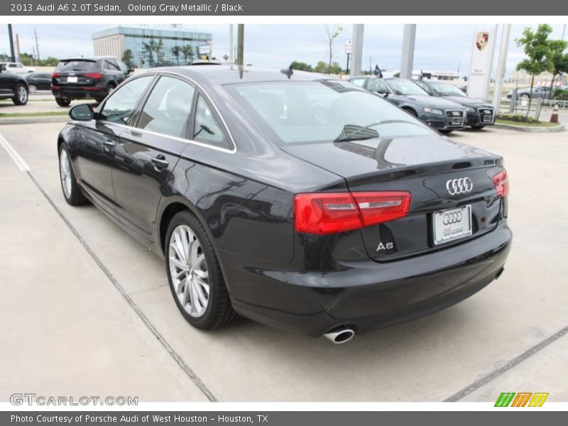Oolong Gray Metallic / Black 2013 Audi A6 2.0T Sedan