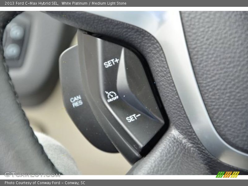 White Platinum / Medium Light Stone 2013 Ford C-Max Hybrid SEL