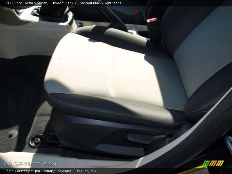 Tuxedo Black / Charcoal Black/Light Stone 2013 Ford Fiesta S Sedan