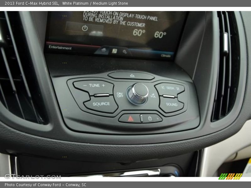 White Platinum / Medium Light Stone 2013 Ford C-Max Hybrid SEL