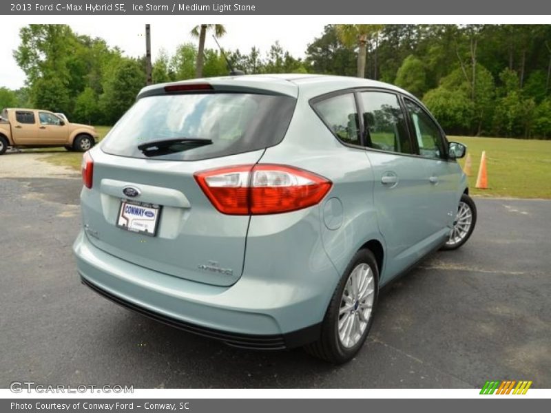 Ice Storm / Medium Light Stone 2013 Ford C-Max Hybrid SE