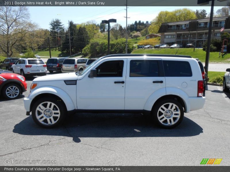 Bright White / Dark Slate Gray 2011 Dodge Nitro Heat 4x4