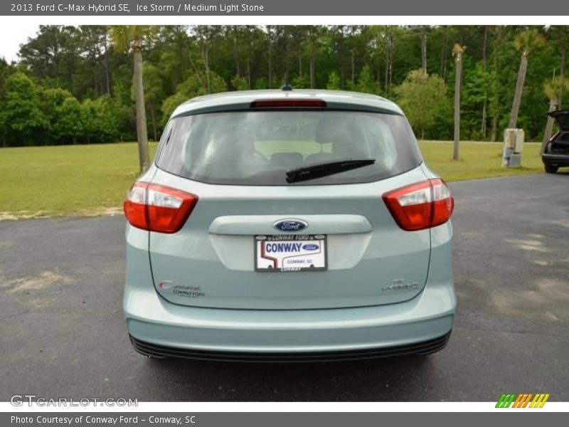 Ice Storm / Medium Light Stone 2013 Ford C-Max Hybrid SE