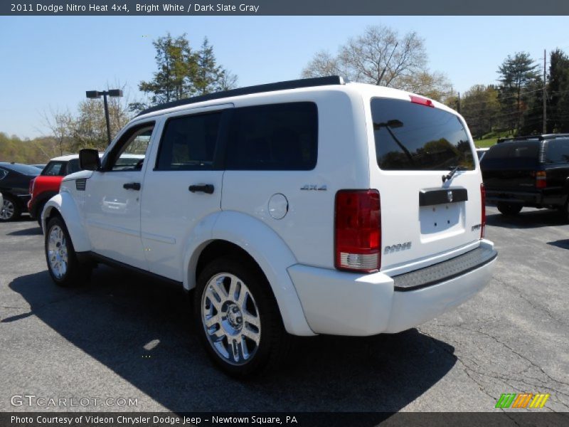 Bright White / Dark Slate Gray 2011 Dodge Nitro Heat 4x4