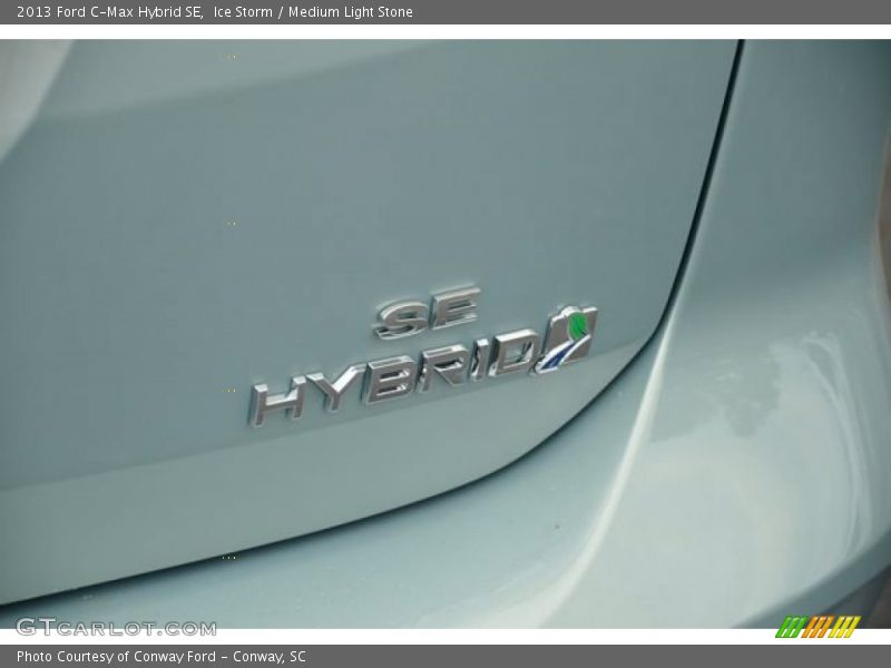 Ice Storm / Medium Light Stone 2013 Ford C-Max Hybrid SE