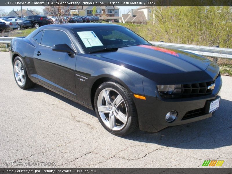 Carbon Flash Metallic / Black 2012 Chevrolet Camaro LT 45th Anniversary Edition Coupe