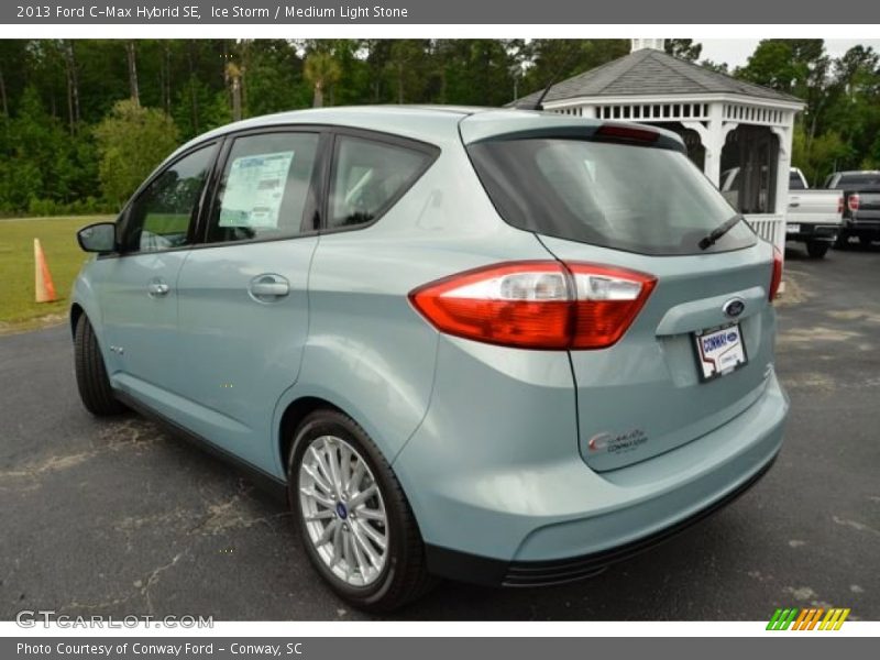 Ice Storm / Medium Light Stone 2013 Ford C-Max Hybrid SE