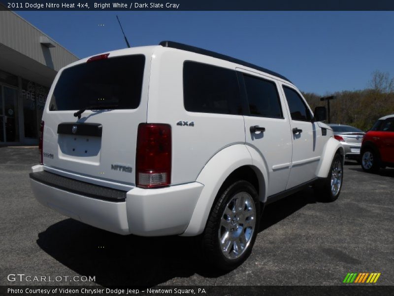 Bright White / Dark Slate Gray 2011 Dodge Nitro Heat 4x4
