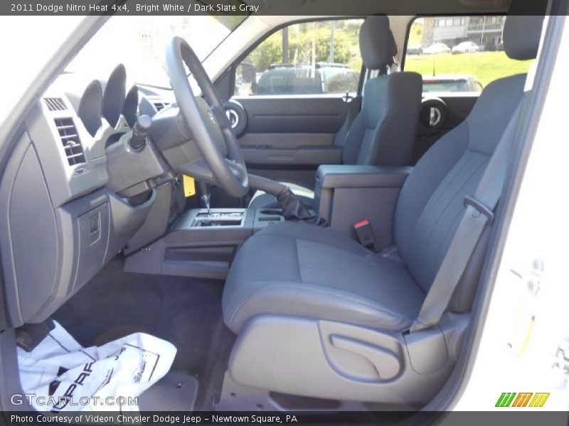 Bright White / Dark Slate Gray 2011 Dodge Nitro Heat 4x4