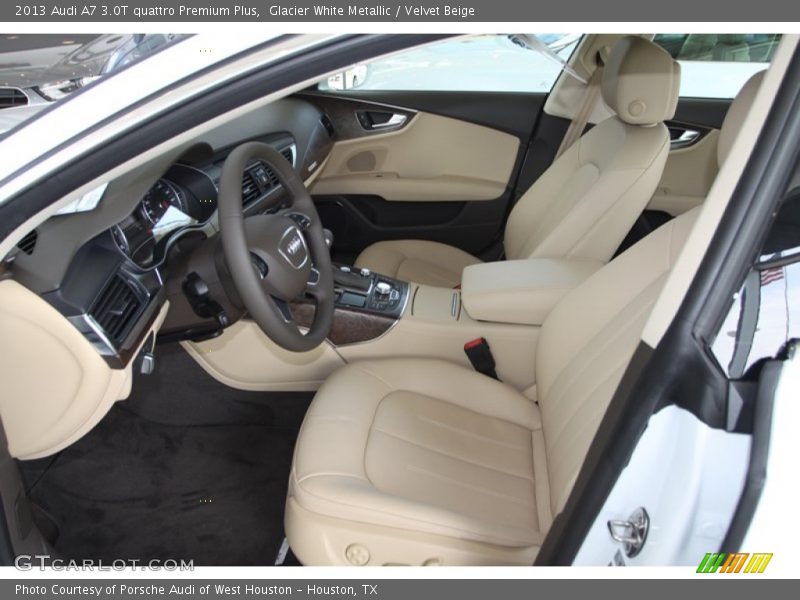 Front Seat of 2013 A7 3.0T quattro Premium Plus