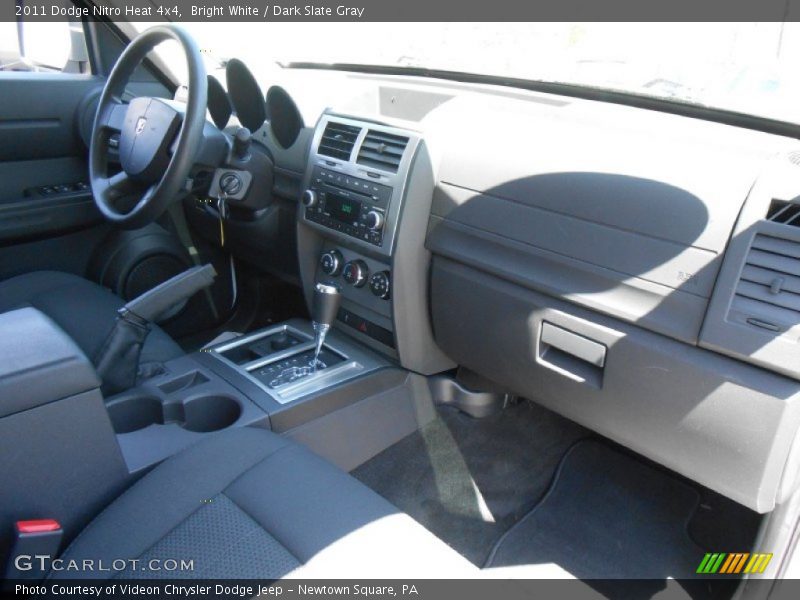 Bright White / Dark Slate Gray 2011 Dodge Nitro Heat 4x4