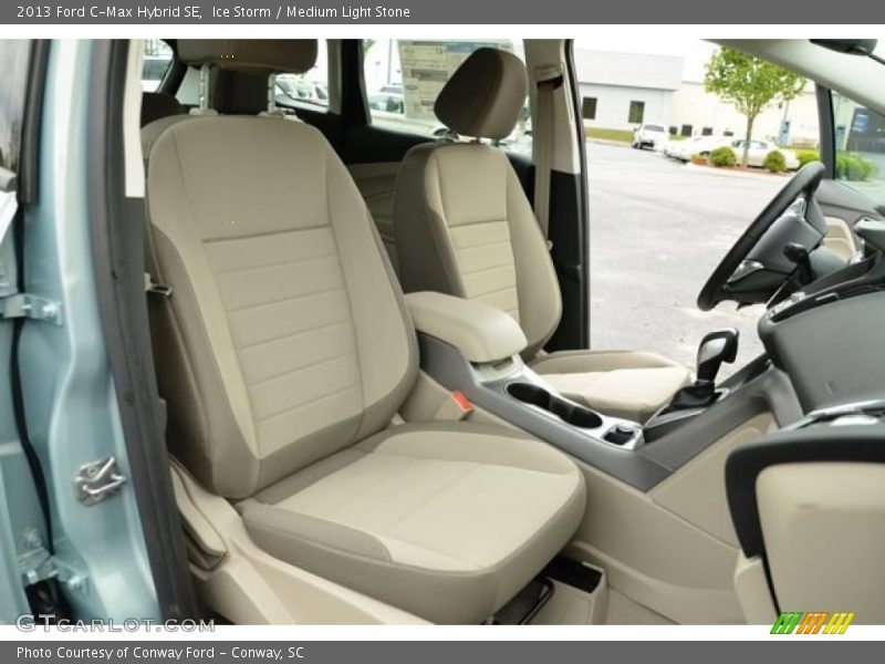 Ice Storm / Medium Light Stone 2013 Ford C-Max Hybrid SE