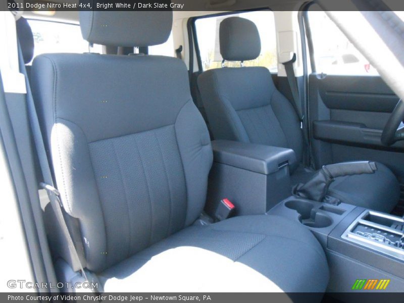Bright White / Dark Slate Gray 2011 Dodge Nitro Heat 4x4