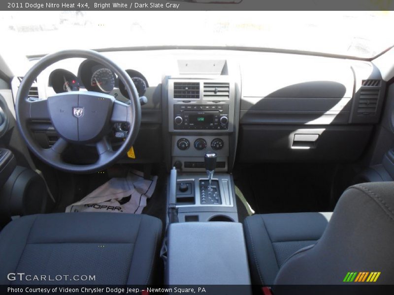 Bright White / Dark Slate Gray 2011 Dodge Nitro Heat 4x4