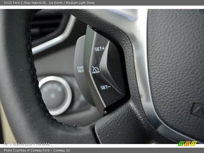 Ice Storm / Medium Light Stone 2013 Ford C-Max Hybrid SE