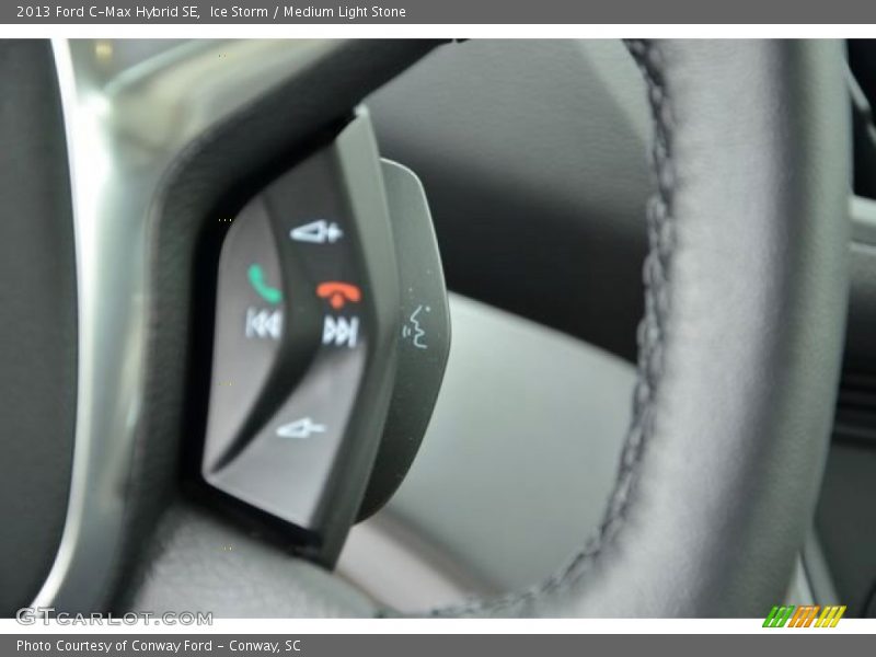 Ice Storm / Medium Light Stone 2013 Ford C-Max Hybrid SE
