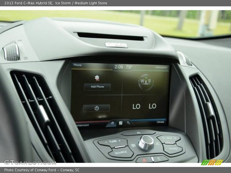 Ice Storm / Medium Light Stone 2013 Ford C-Max Hybrid SE