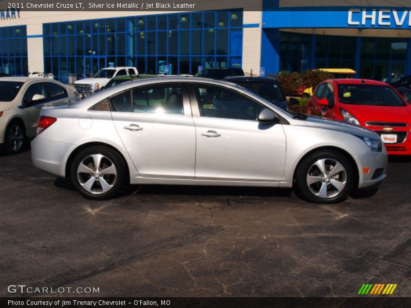 Silver Ice Metallic / Jet Black Leather 2011 Chevrolet Cruze LT