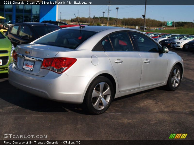 Silver Ice Metallic / Jet Black Leather 2011 Chevrolet Cruze LT