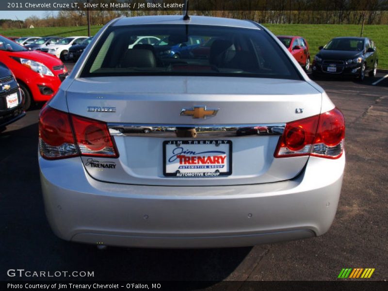 Silver Ice Metallic / Jet Black Leather 2011 Chevrolet Cruze LT