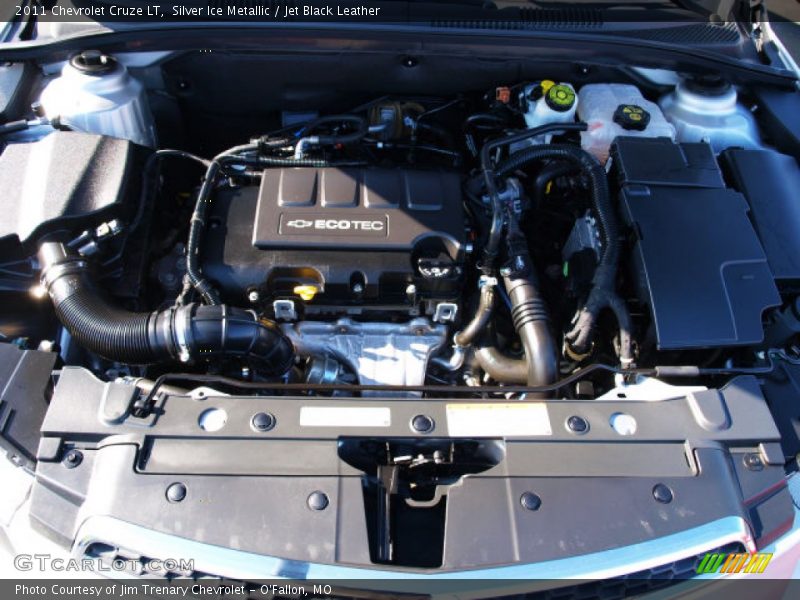 Silver Ice Metallic / Jet Black Leather 2011 Chevrolet Cruze LT