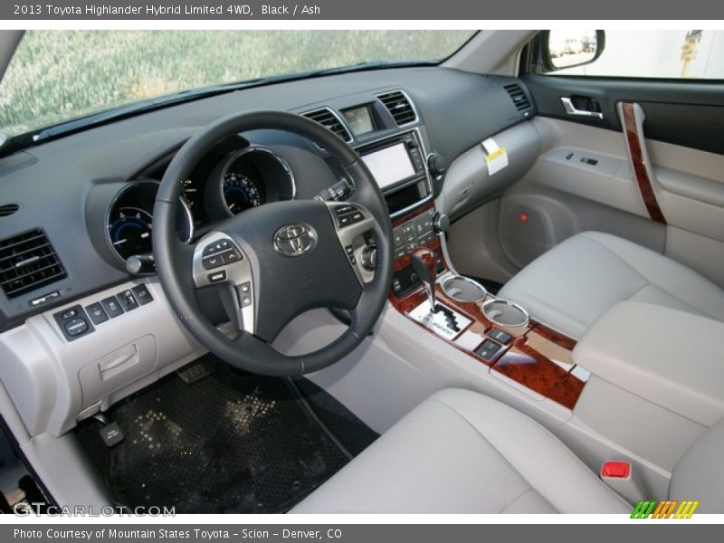  2013 Highlander Hybrid Limited 4WD Ash Interior