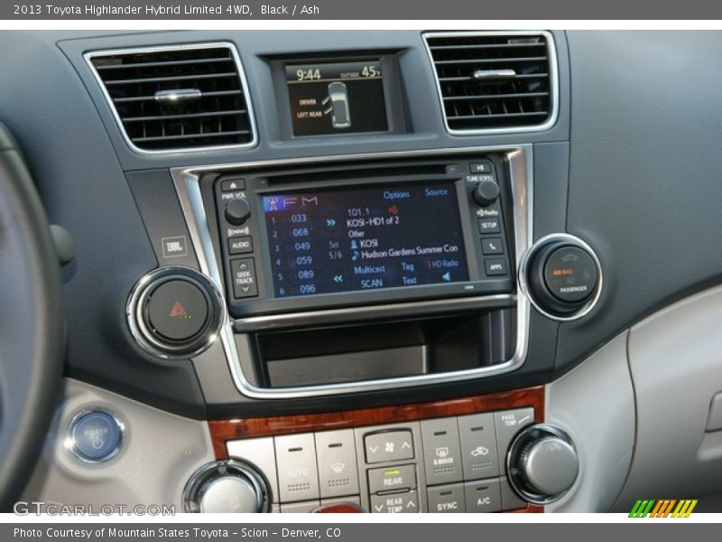 Controls of 2013 Highlander Hybrid Limited 4WD