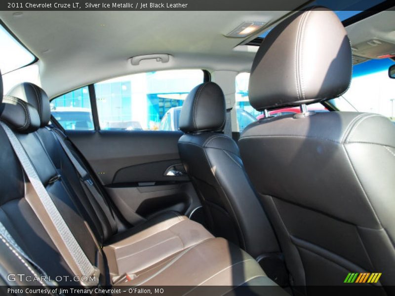 Silver Ice Metallic / Jet Black Leather 2011 Chevrolet Cruze LT