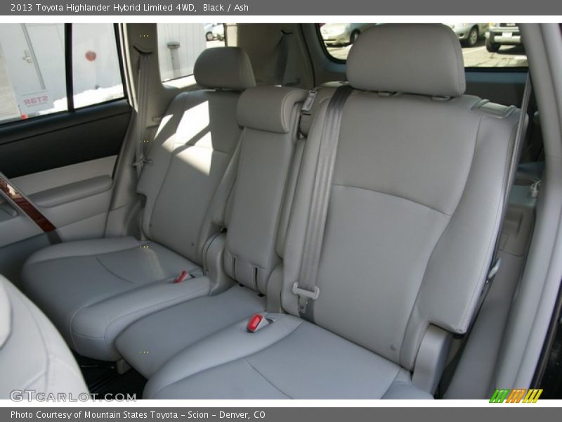 Rear Seat of 2013 Highlander Hybrid Limited 4WD