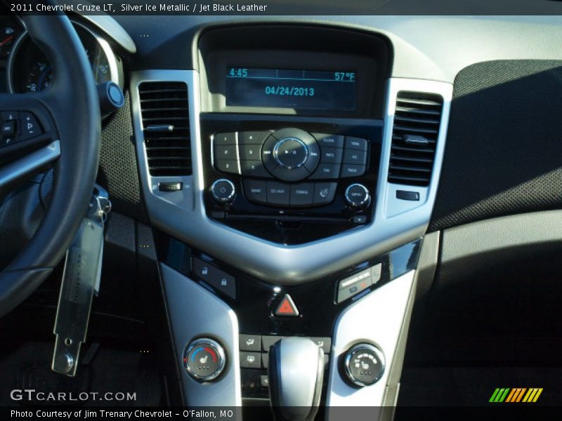Silver Ice Metallic / Jet Black Leather 2011 Chevrolet Cruze LT
