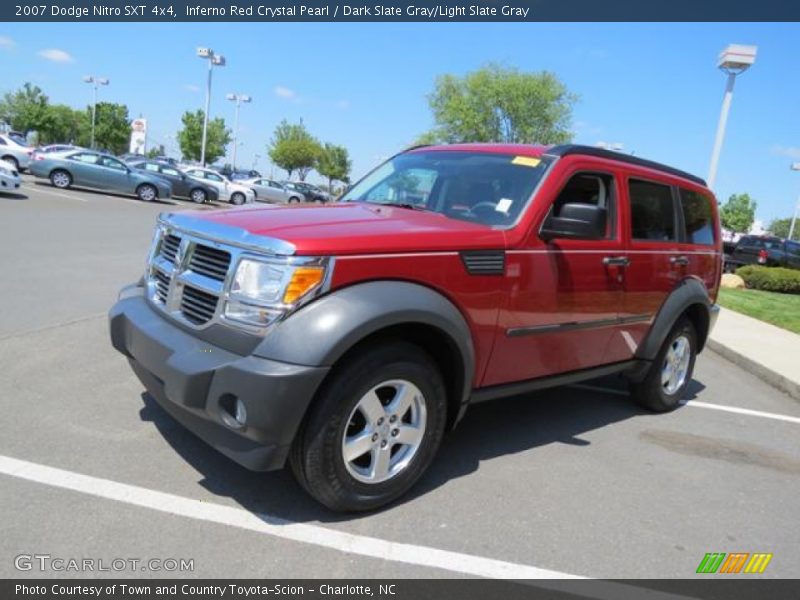 Inferno Red Crystal Pearl / Dark Slate Gray/Light Slate Gray 2007 Dodge Nitro SXT 4x4