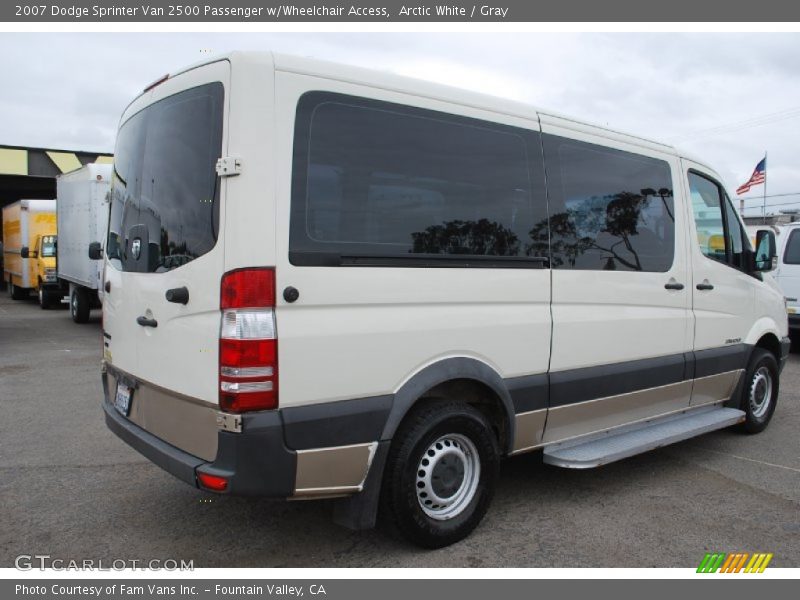 Arctic White / Gray 2007 Dodge Sprinter Van 2500 Passenger w/Wheelchair Access