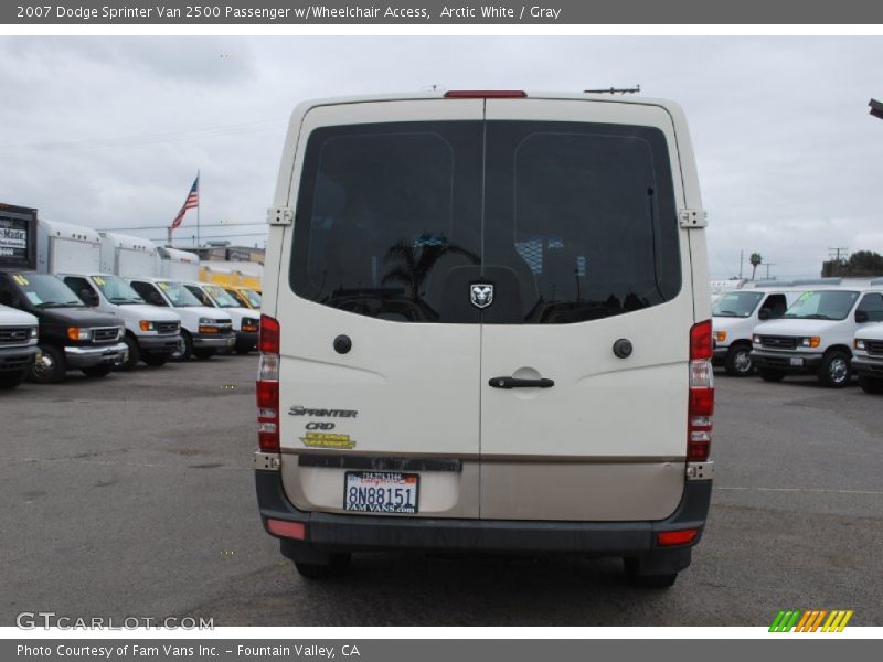 Arctic White / Gray 2007 Dodge Sprinter Van 2500 Passenger w/Wheelchair Access