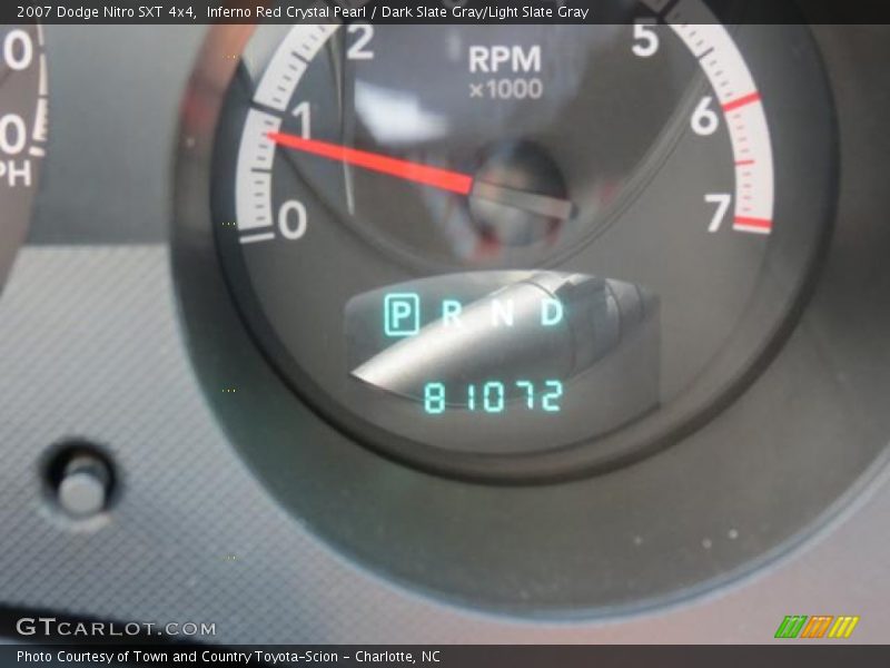 Inferno Red Crystal Pearl / Dark Slate Gray/Light Slate Gray 2007 Dodge Nitro SXT 4x4